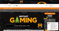 Desktop Screenshot of metaleak.com